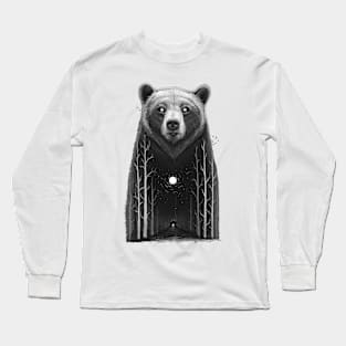 Night bear Long Sleeve T-Shirt